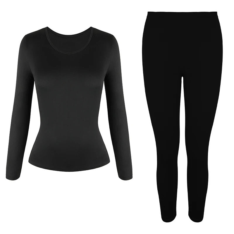 Ladies seamless thermal set