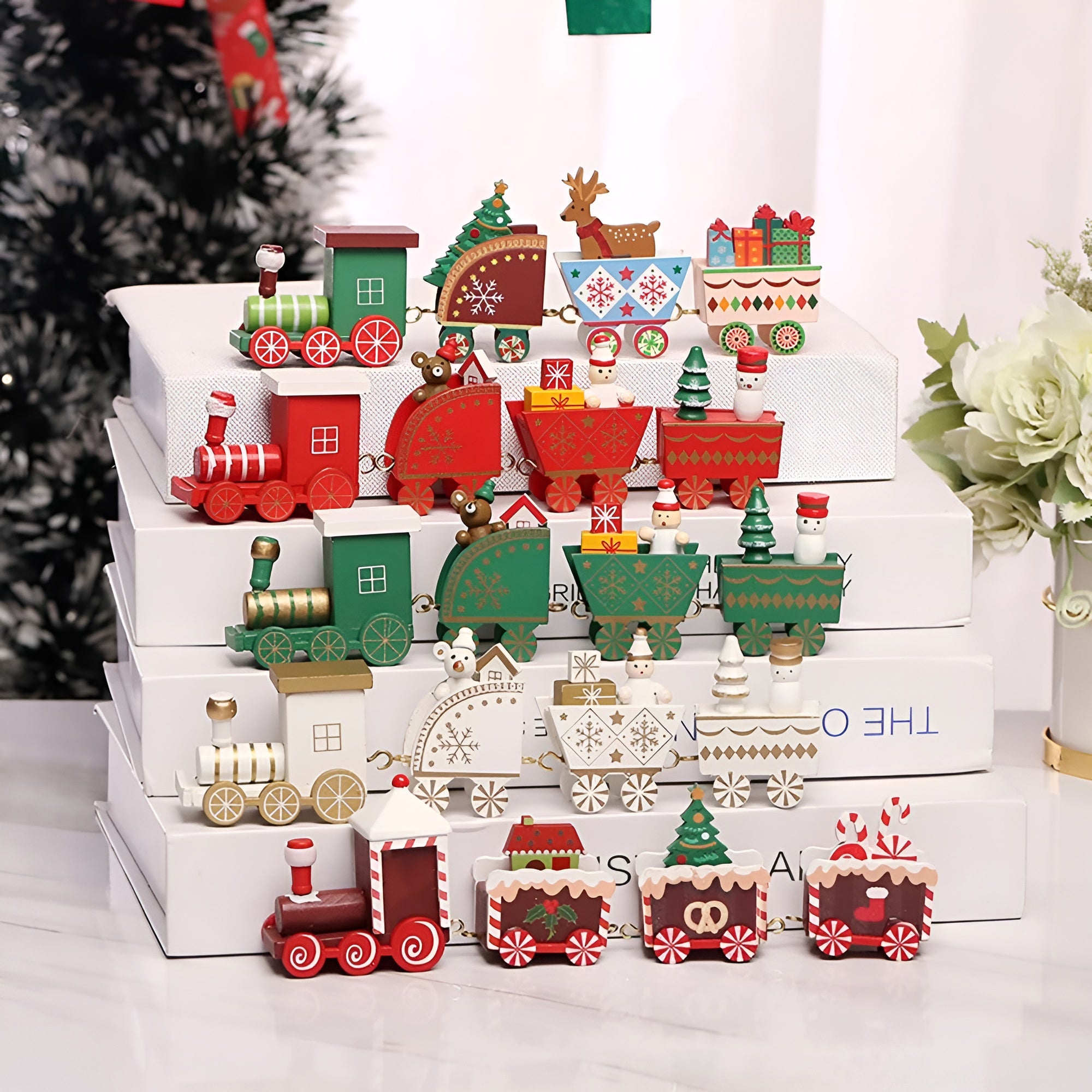 WoodTrain™ Wooden Christmas Train | 50% off