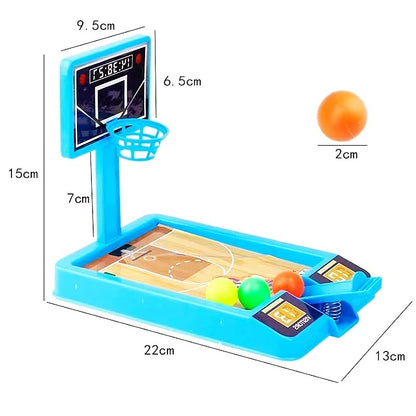 Interactive mini basketball toy