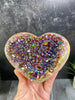 Aura™ - Angel Aura Heart Shaped Rainbow Crystal Cluster [Last Day Discount] 