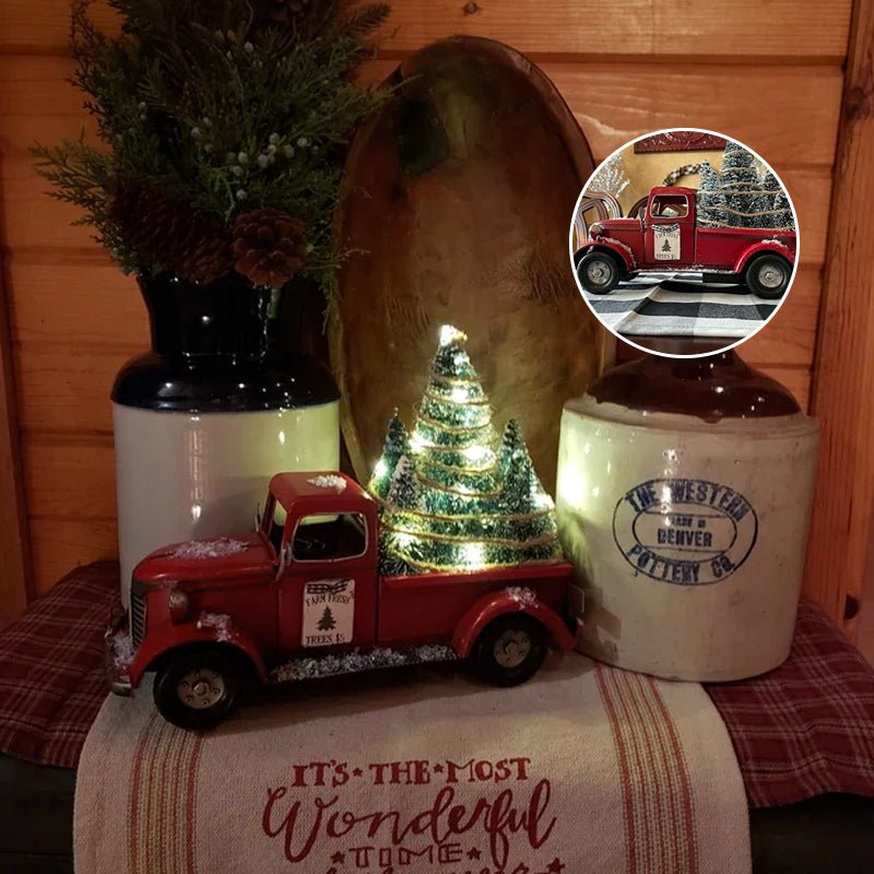 The Red Truck™ - Revive the Christmas tradition with this centerpiece! [Last day discount] 