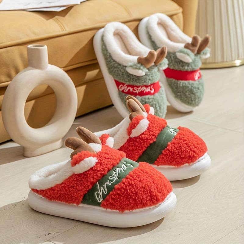 MerryFit™ Christmas Reindeer Slippers [Last Day Discount]