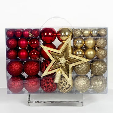 100-part Christmas ball set