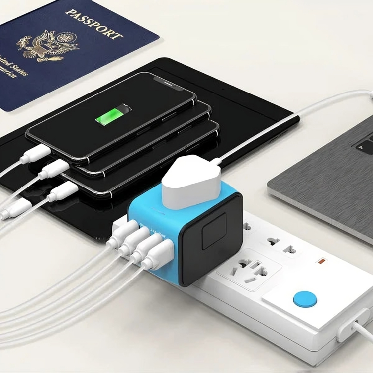 GlobalCharge - Multifunctional Travel Adapter Converter 