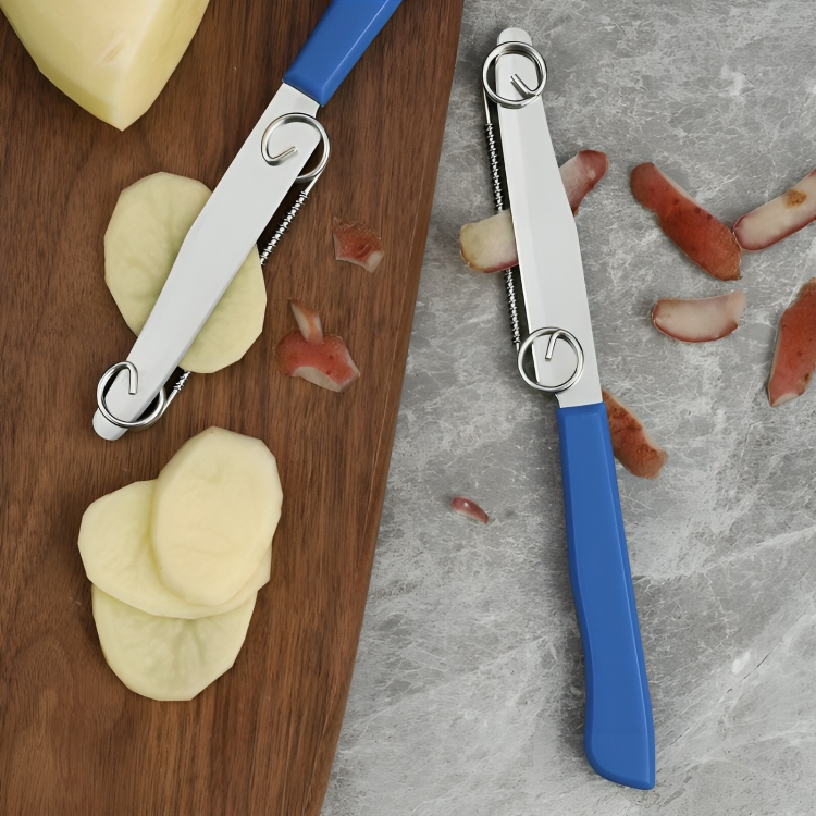 QuickSlice - 2 in 1 quick-cut knife &amp; peeler 