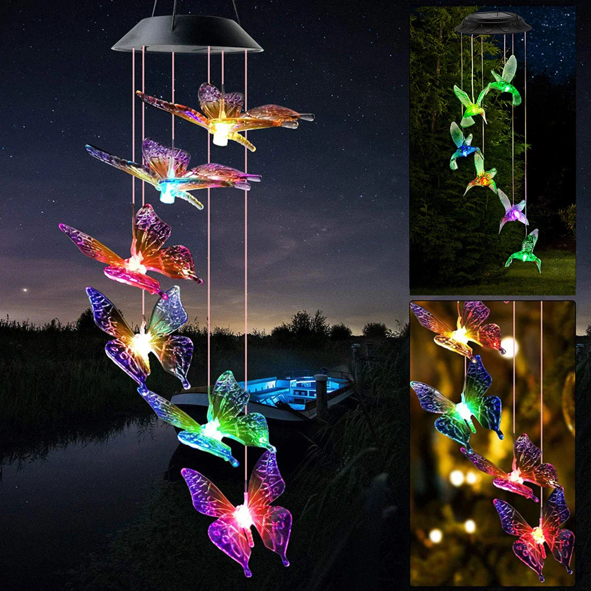 Solar -powered garden lights