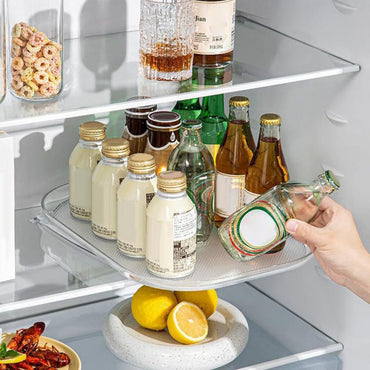 Rotatable refrigerator organizer