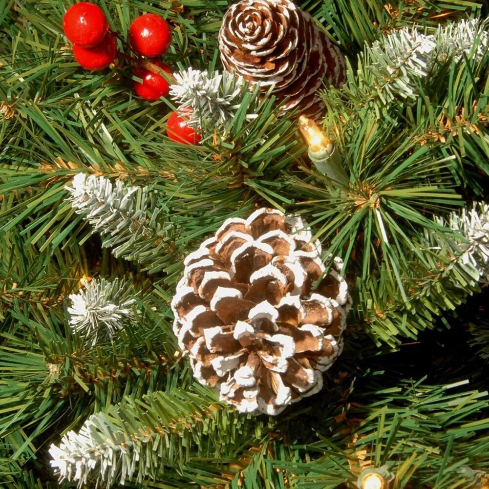 Christmas hanging basket