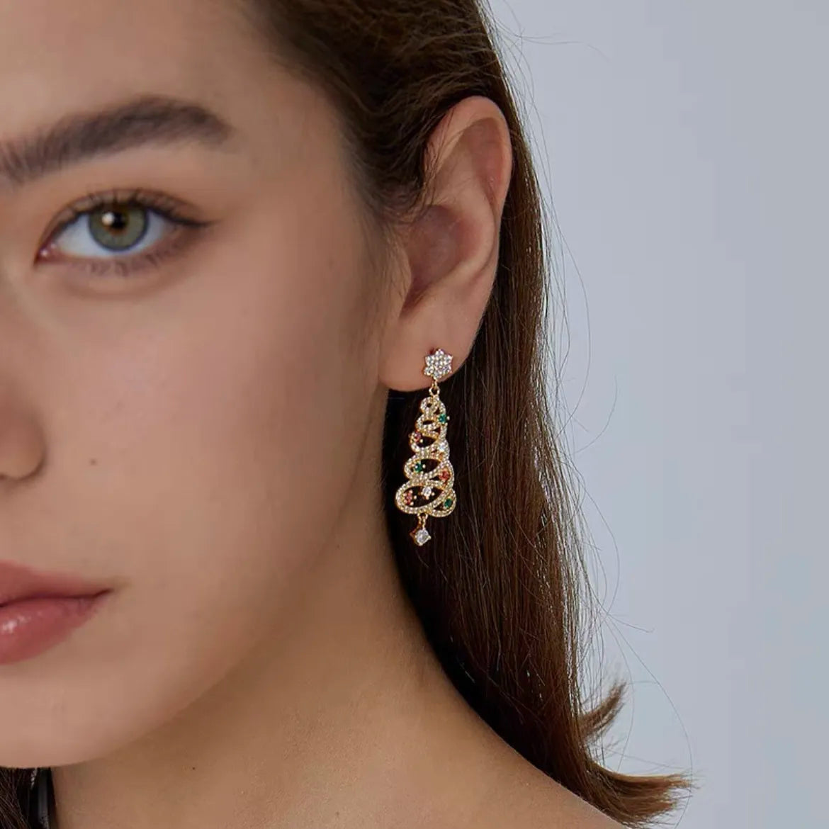 Zircon Starlight Baumel earrings