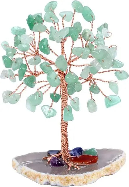 Mini crystal money tree