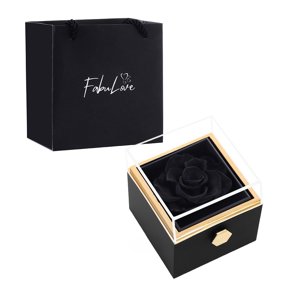 Rosaluxe | Rotating eternal roses gift box