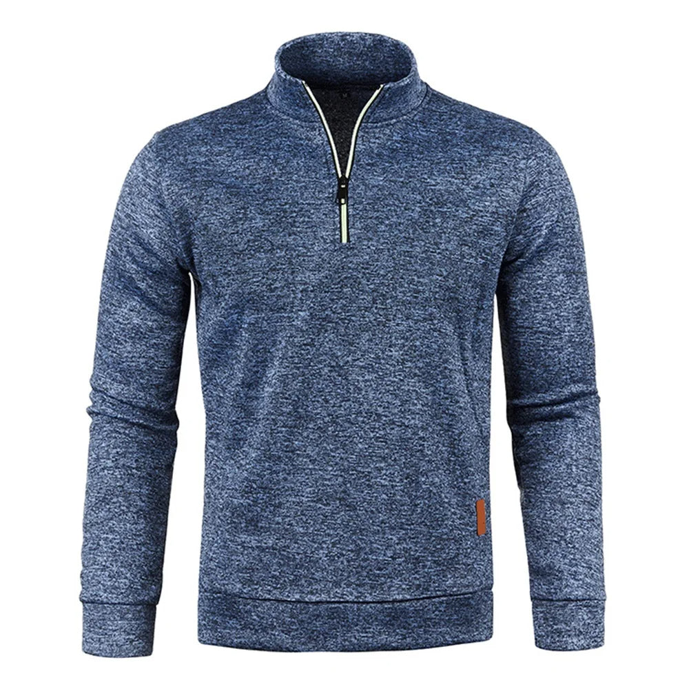 Thicker Half Zip Pullover Sweatshirt for Men 