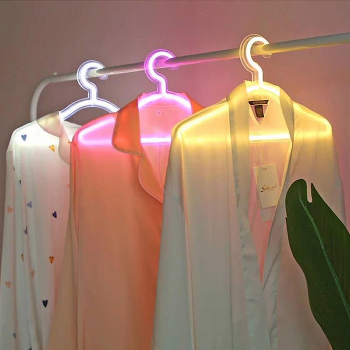 NeonHanger - The glowing clothes hanger!