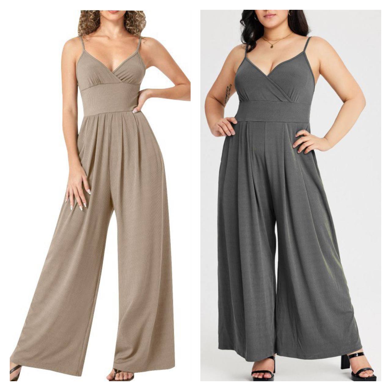 Ella™ - Wide Leg Jumpsuit with Pockets [Last Day Discount]