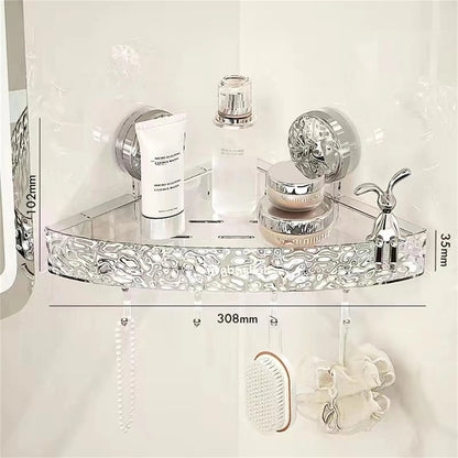 Acrylic shower shelf