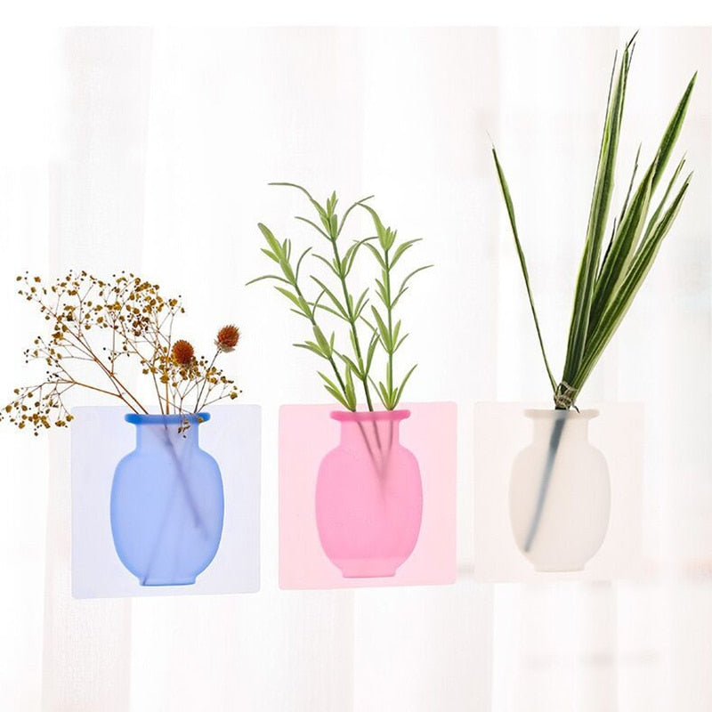 LeafyLuxe | Silicone wall vase for plants