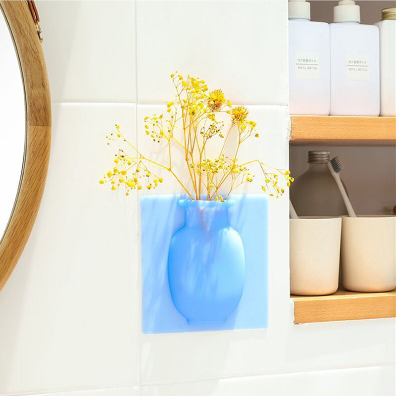 LeafyLuxe | Silicone wall vase for plants