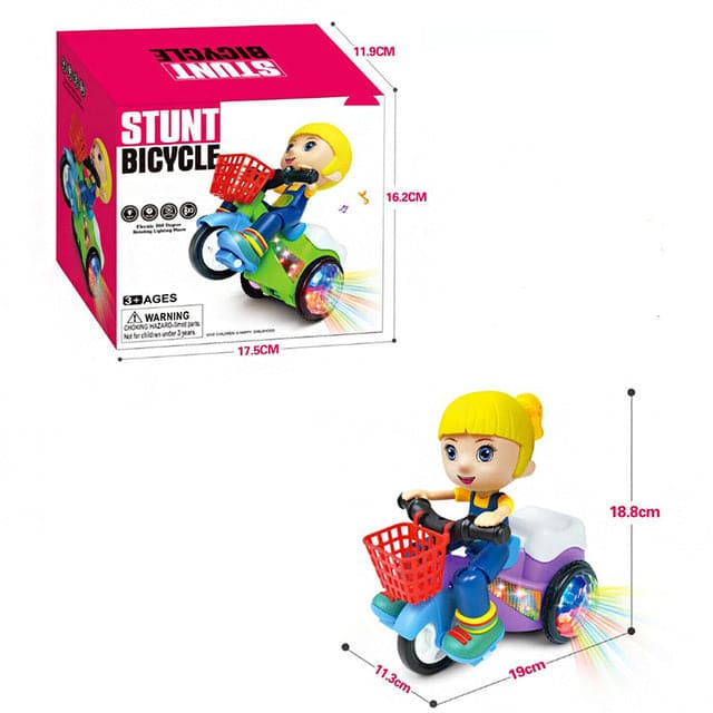 Stunt Tricycle Kinder Elektrisches Spielzeugauto