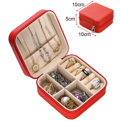 Portable jewelry storage box