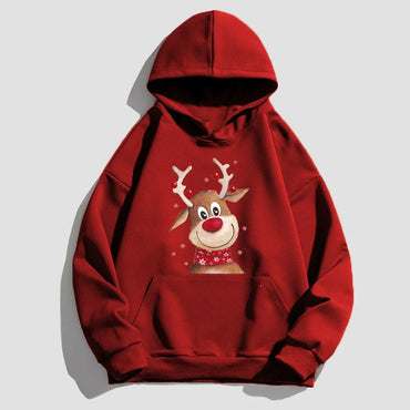 Hoodie with deer pressure