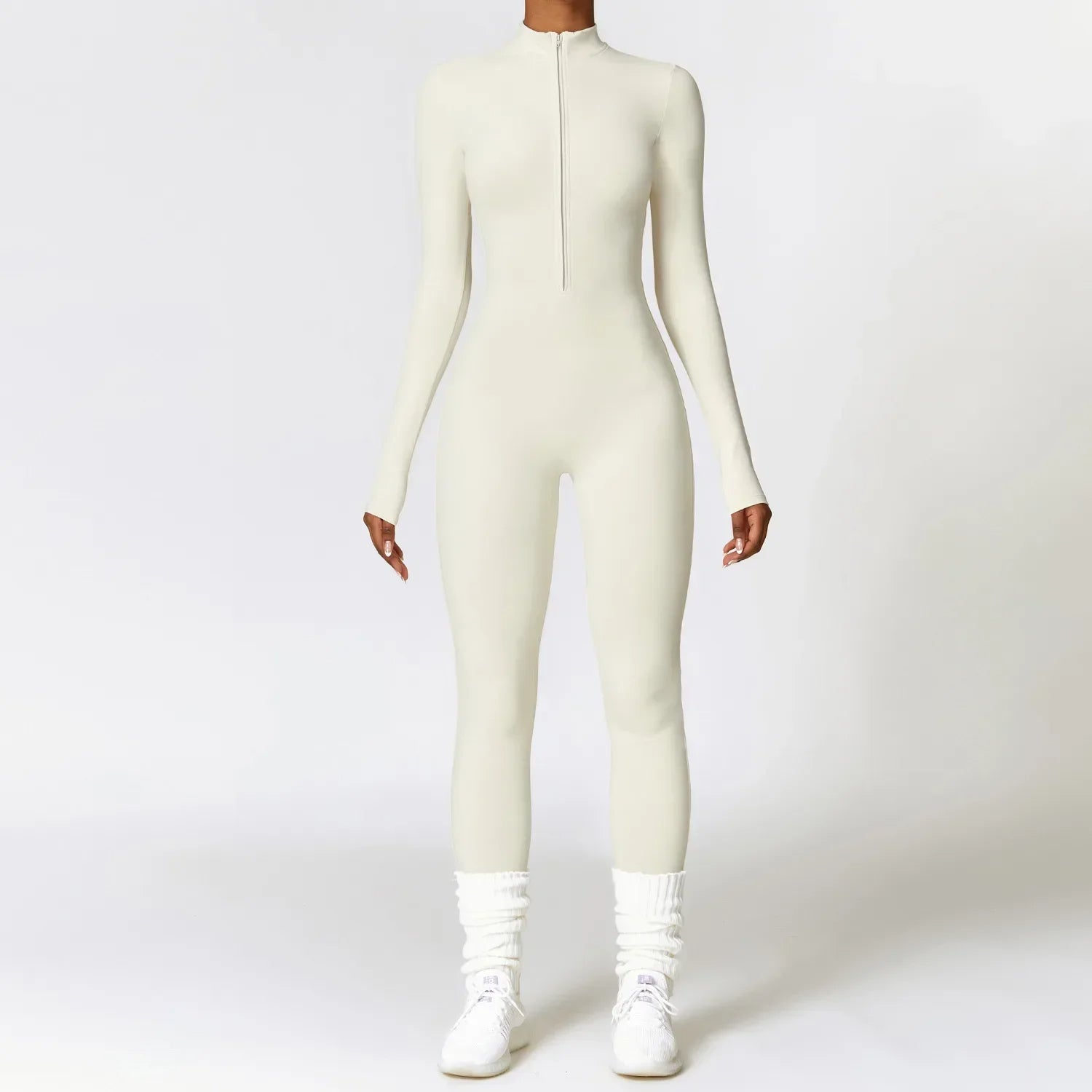 Damen-Winter-Fitness-Jumpsuit