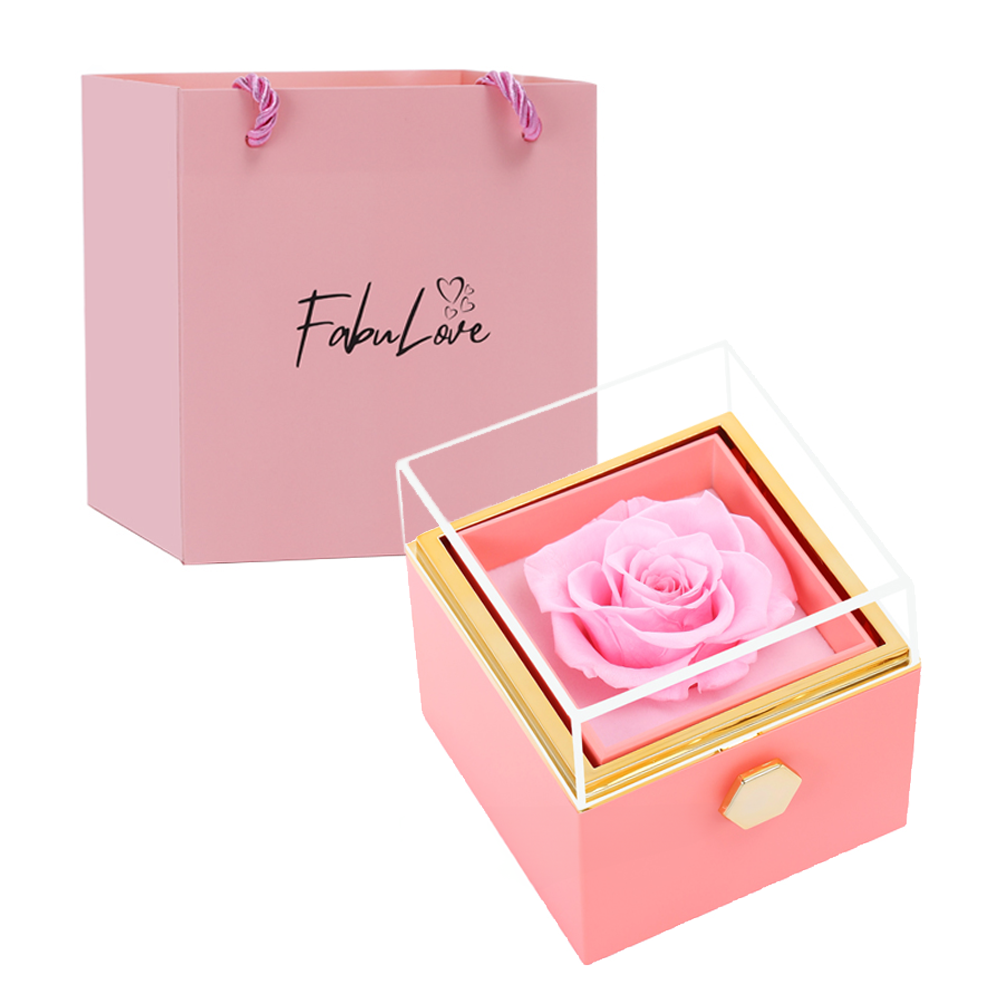 Rosaluxe | Rotating eternal roses gift box