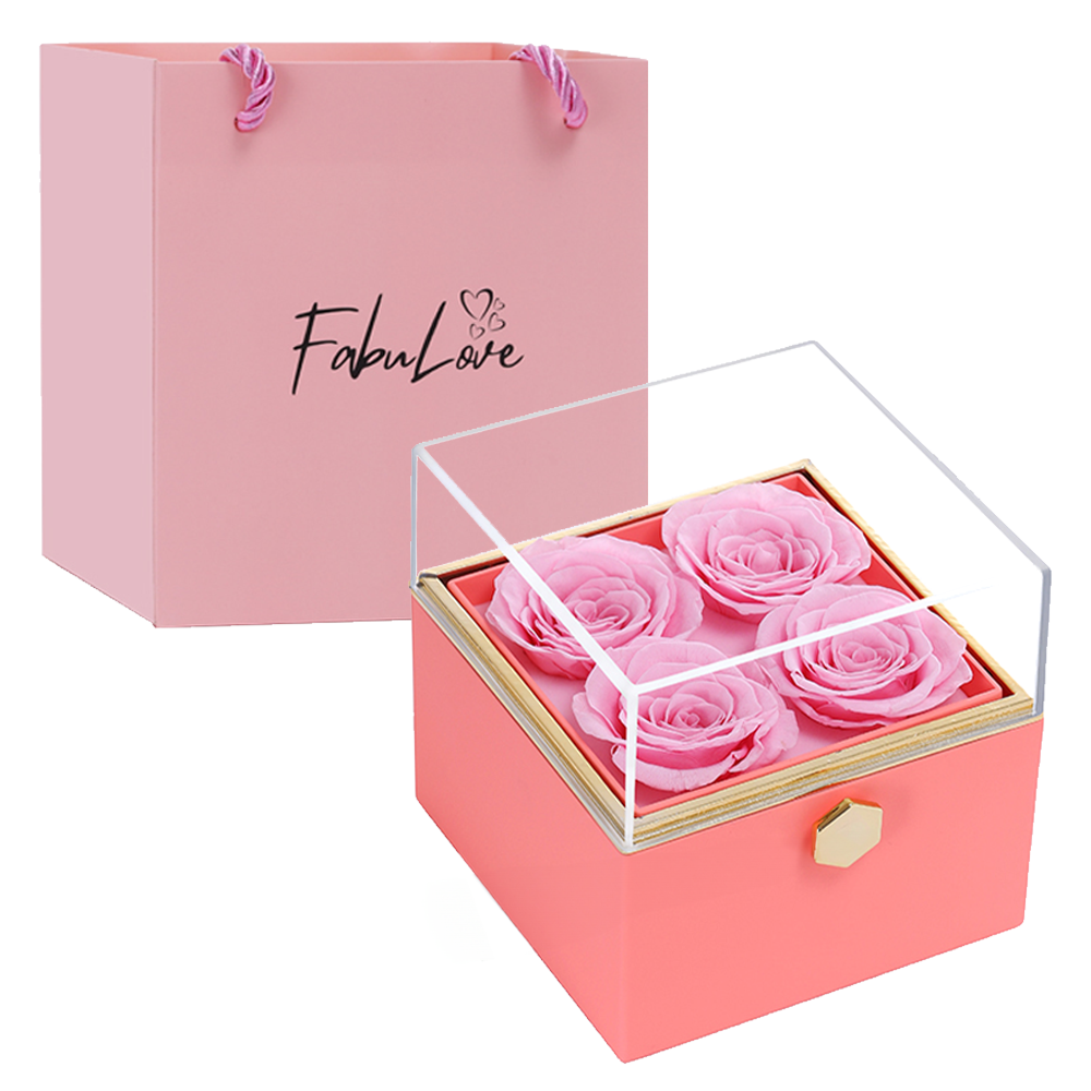 Rosaluxe | Rotating eternal roses gift box