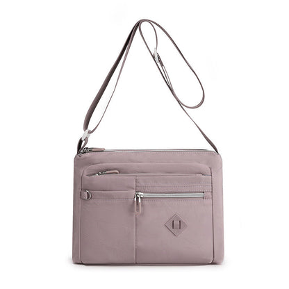 Multi-pocket shoulder bag for women