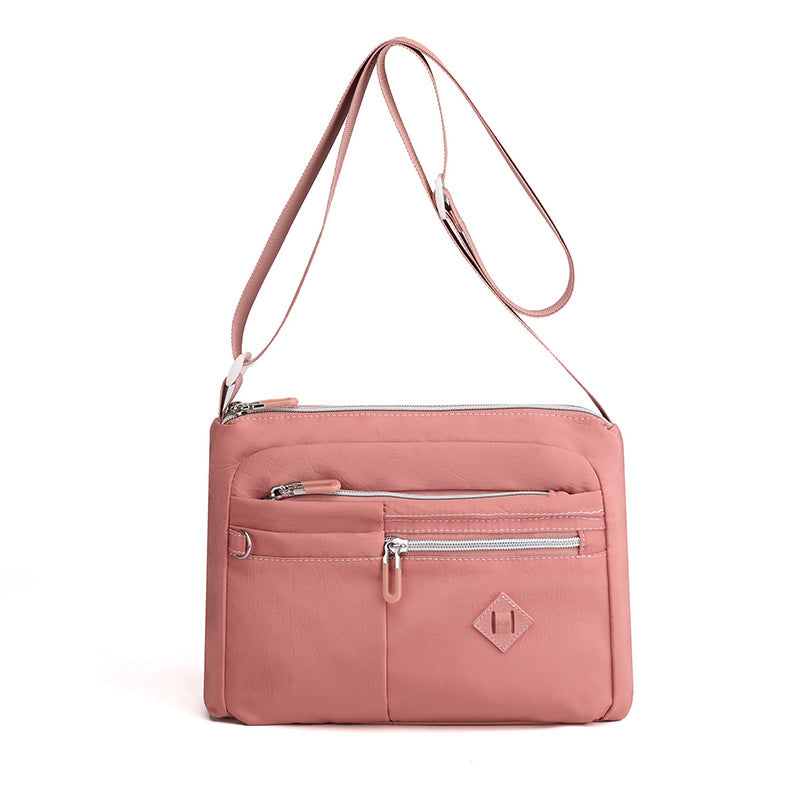 Multi-pocket shoulder bag for women