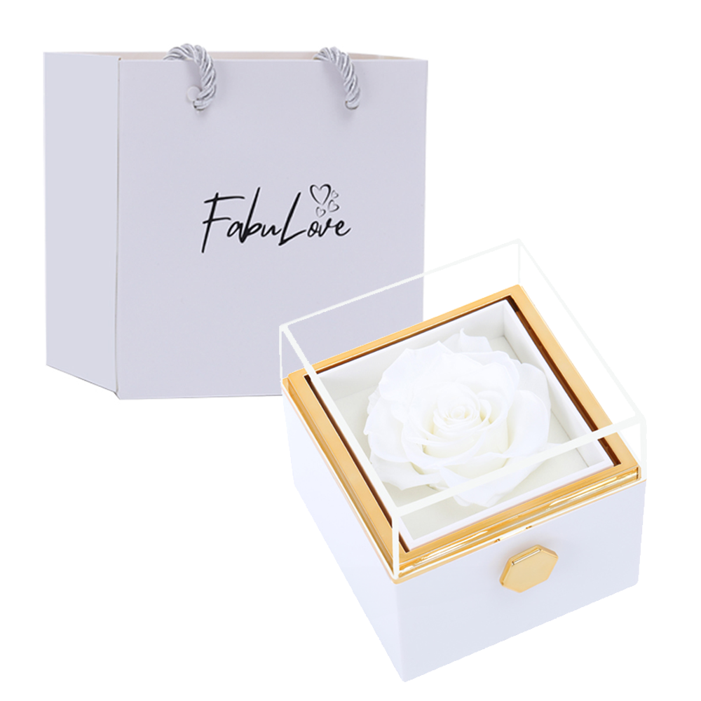 Rosaluxe | Rotating eternal roses gift box