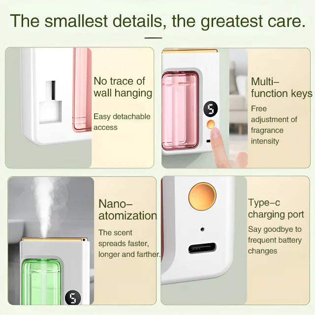 Pocket diffsuer™ - Wall-mounted automatic fragrance dispenser [Last day discount] 