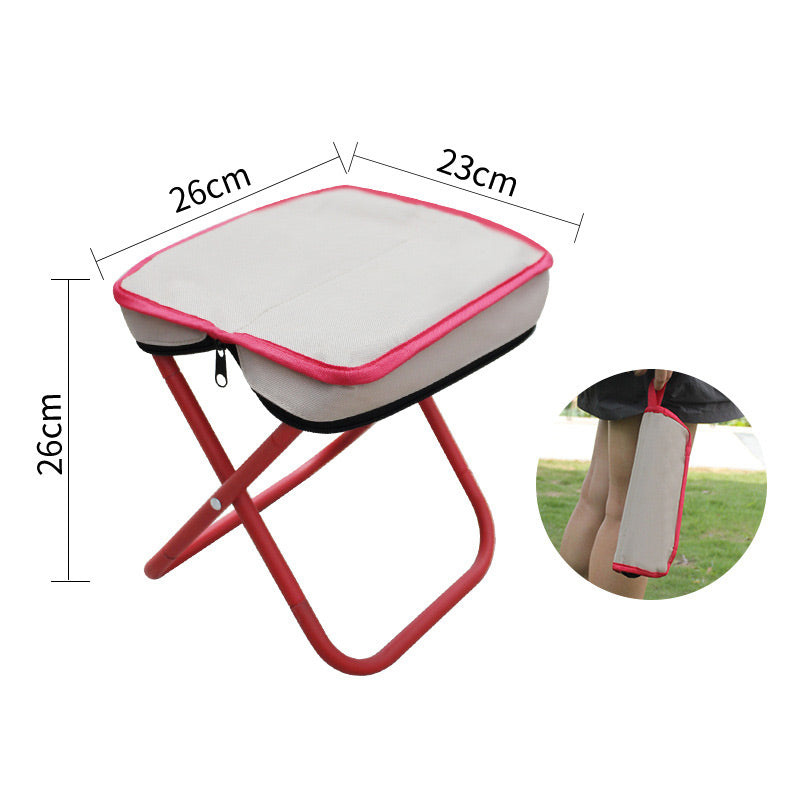 Versatile portable lightweight folding stool