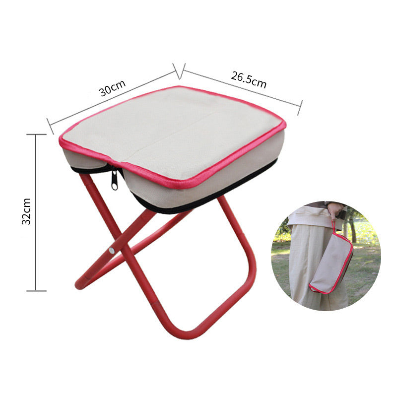 Versatile portable lightweight folding stool