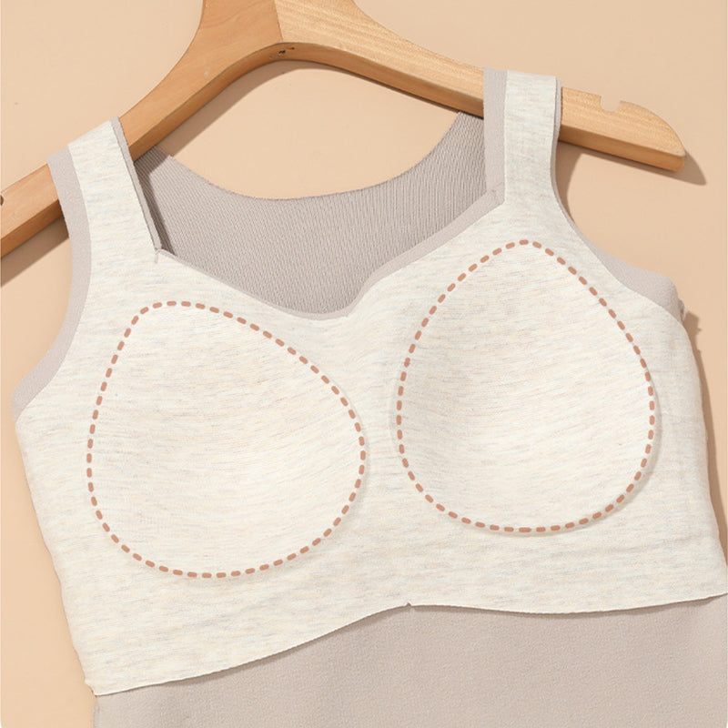 Warmfit |  Hot sold thick warm tank top with built -in bra