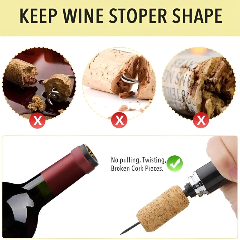 Corky™ ​​- Air Pressure Wine Opener [Last Day Discount]