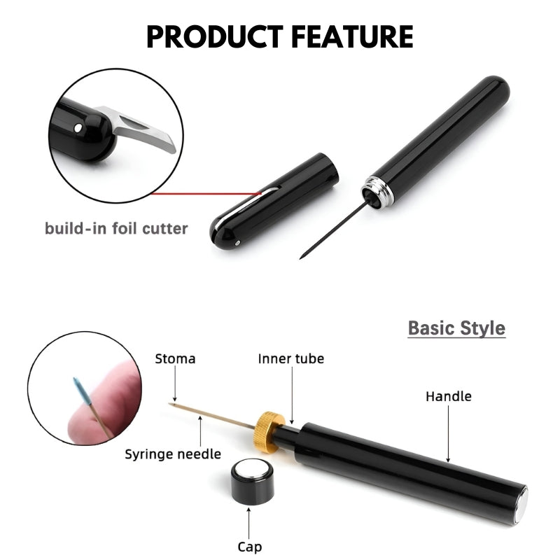 Corky™ ​​- Air Pressure Wine Opener [Last Day Discount]