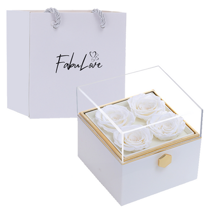 Rosaluxe | Rotating eternal roses gift box