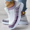 Claire - Women's Knit Casual Sneakers 