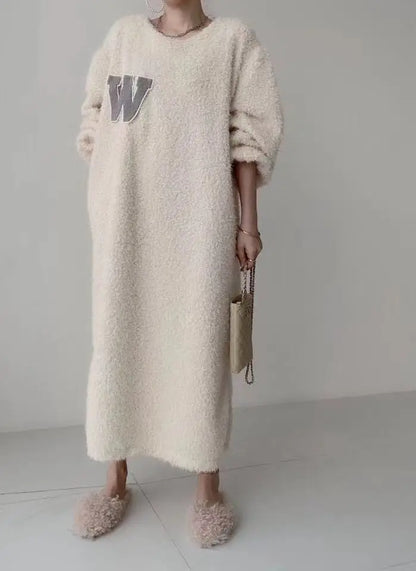 Comfortable winter house dress