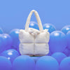 Quilted Puffy Padded Tote Purse