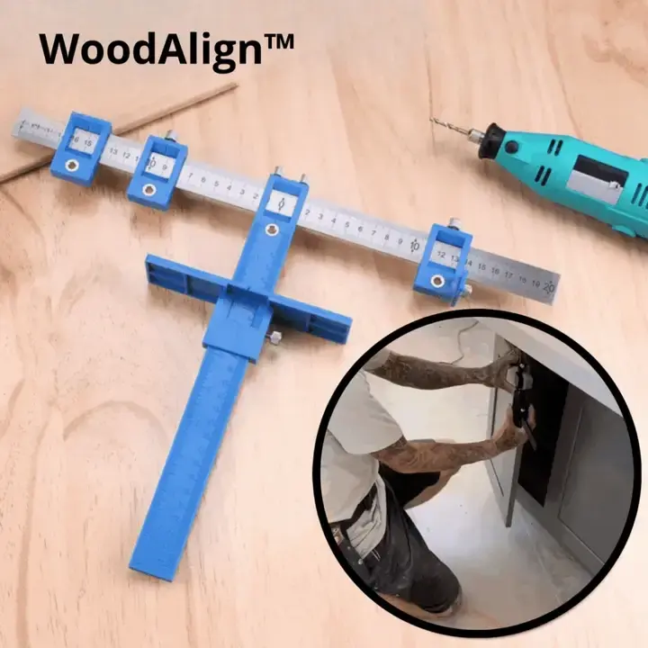 WoodAlign™ Punch Locator Ruler Tool [Last Day Discount]