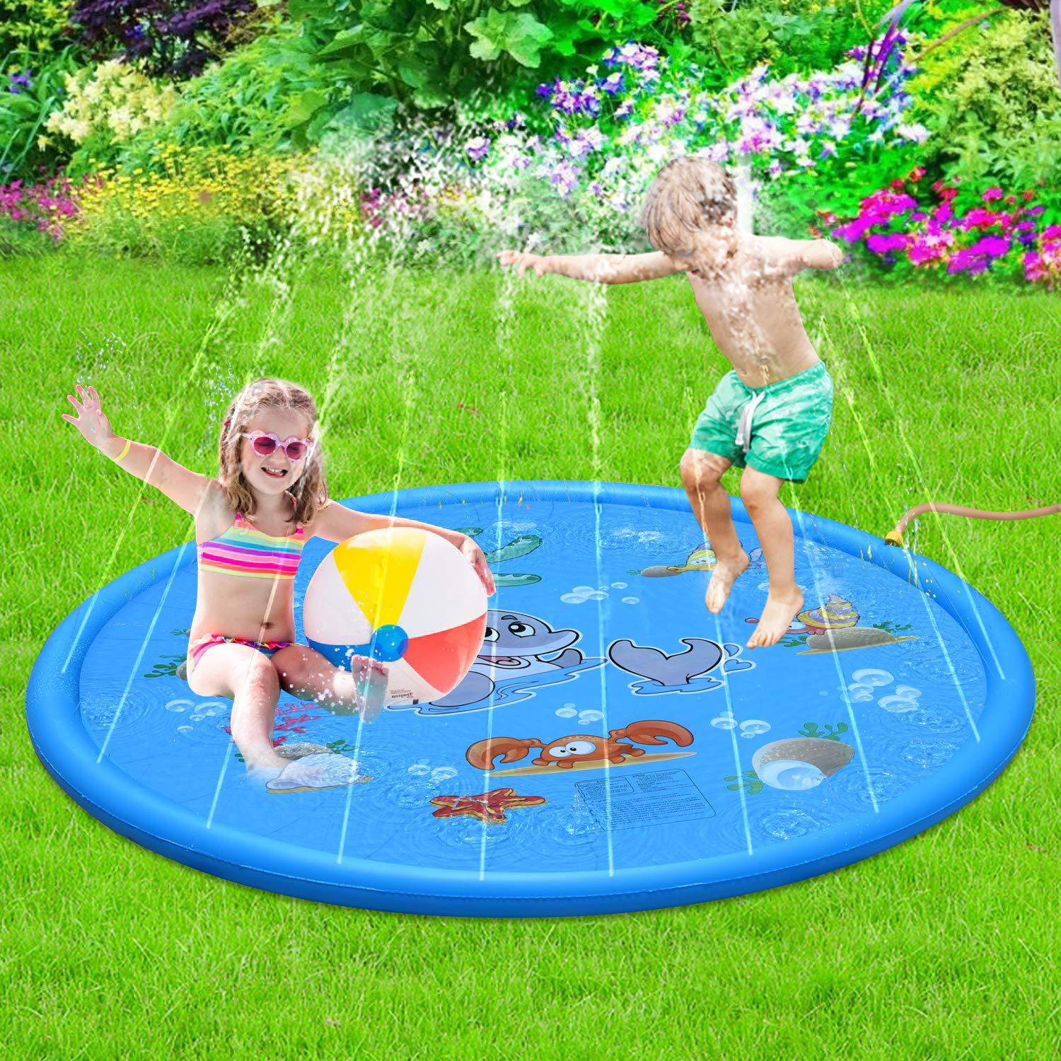 (50% off) Splash™ - Kids Water Splash Sprinkle Pool Mat™ [Last Day Discount]