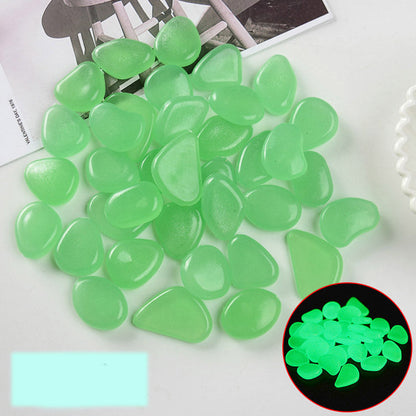 Luminous garden pebbles | Pack with 100 pieces