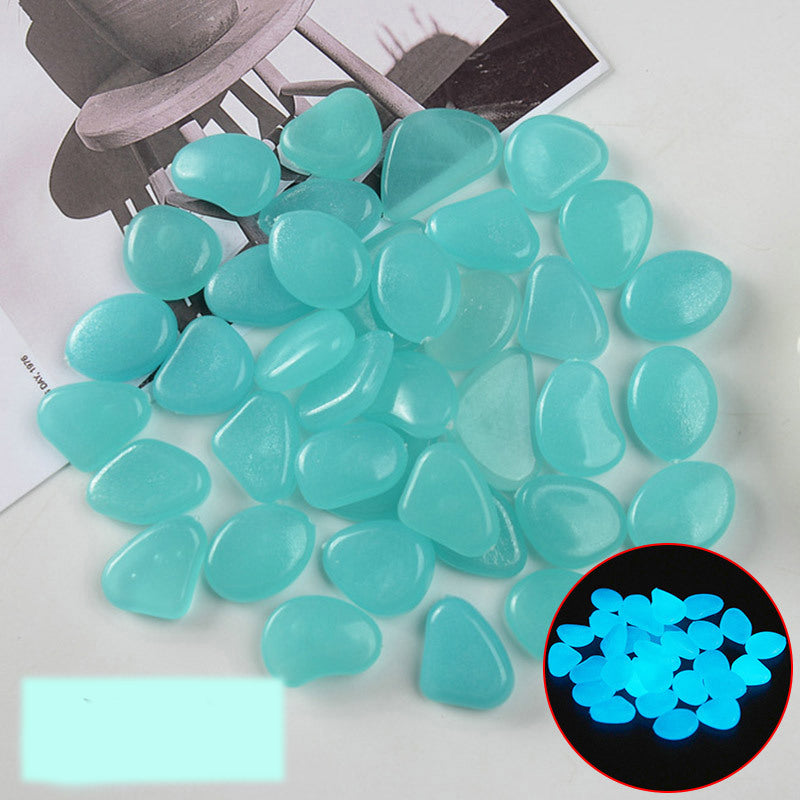 Luminous garden pebbles | Pack with 100 pieces