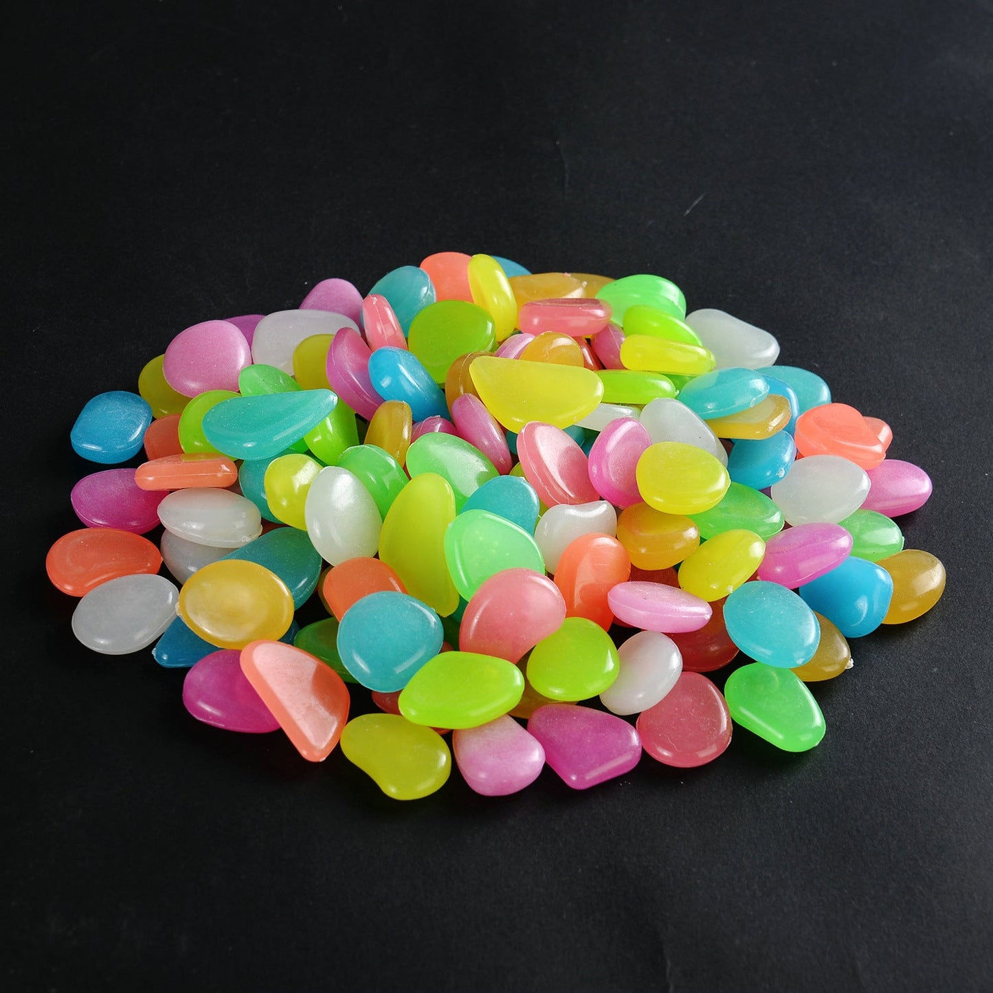 Luminous garden pebbles | Pack with 100 pieces