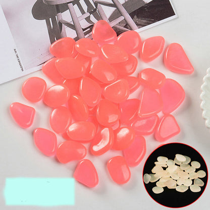 Luminous garden pebbles | Pack with 100 pieces