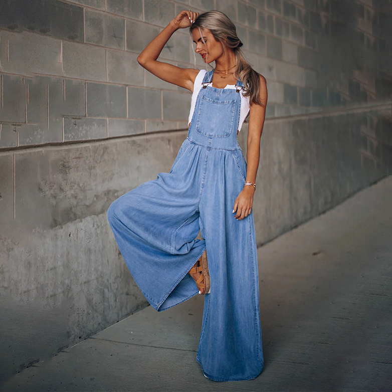 (50% off) Selena™ - Denim Jumpsuit [Last Day Discount]