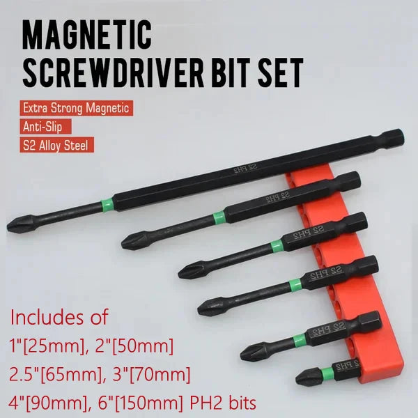 EZBit™ | Magnetic Screwdriver Bit Set (1+1 FREE)【Last Day Discount】