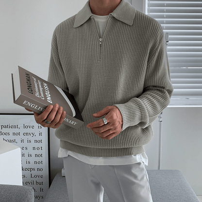 Knitted men's sweater