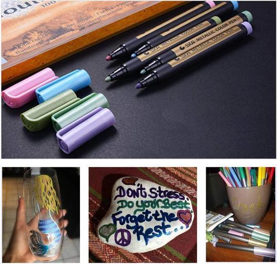 (5+5 Free) ColorMarker™ - Colorful waterproof colored pens for any surface 【Last day discount】